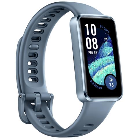 Band 10 AMOLED Braccialetto per rilevamento di attività 3,73 cm (1.47") Blu - Foto 1
