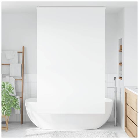 Tenda a Rullo per Doccia Cassonetto 140x240cm Larghezza Tessuto - Foto 2