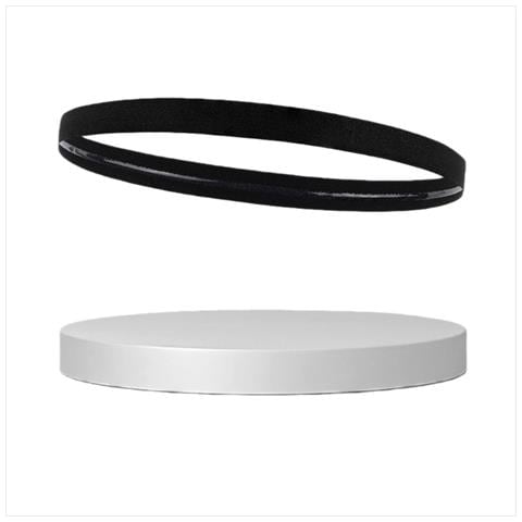 Fascia Sportiva Antiscivolo In Silicone - Alta Elasticità, Assorbimento Dell'umidità Black - Foto 1