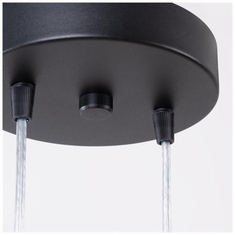 Lampada A Sospensione Lagos 2p Nero Sl. 1869 - Moderno Lampada A Sospensione Nero 118x15x15 Cm - Foto 8