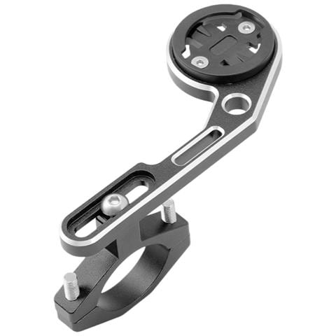 Supporto Estensione Per Computer Da Bici In Lega Di Alluminio - Compatibile Con Garmin, Bryton E Cateye Black - Foto 1