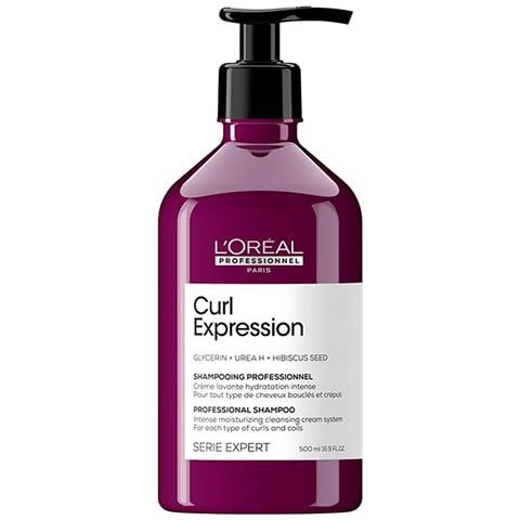 L'oreal Professionnel, Serie Expert Curl Expression, Glicerina + Urea H + Semi Di Ibisco, Shampoo Per Capelli, Idratazione Intensa, 500 Ml - Foto 1