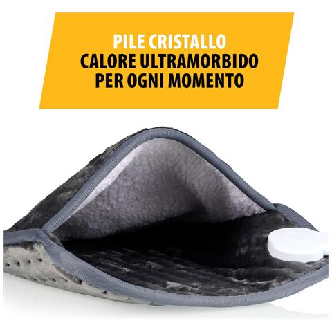 Scaldamani E Scaldapiedi Multifunzionale, Termocuscino 42x32 Cm, 6 Livelli Di Calore 40-65°c, Comando Digitale Removibile, Lavabile In Lavatrice, Spegnimento Automatico 90 Min - Foto 2