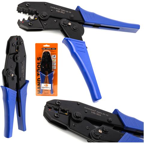 Pinza Crimpatrice Per Terminali Elettrici 0,5-6 Mm - Ergonomica E Precisa | Blocco Di Sicurezza | Uso Professionale E Fai-da-te - Foto 1