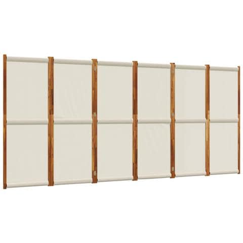Divisorio a 6 Pannelli Grigio Chiaro 420x180 cm - Foto 1