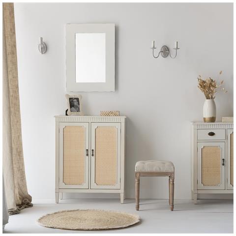 Mobile Da Ingresso In Legno Bianco 78x36x95h - Foto 2