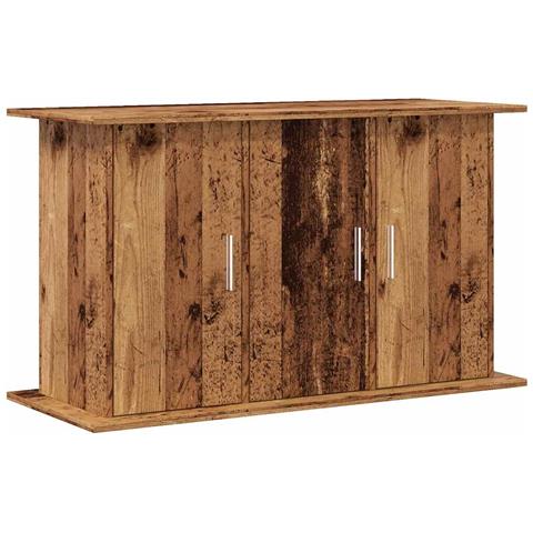 Supporto Acquario 101x41x58cm in Legno Multistrato Legno Antico - Foto 1