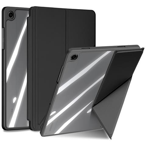 Cover per Galaxy Tab A11+ - TPU+PC+Pelle /PU, Nero - Foto 1