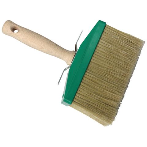 Plafonetta Con Setola Mista Con Tavoletta In Polipropilene, Manico In Legno Trattato E Linguetta Per Appoggiare Al Secchio. Misura Cm. 14x4 - Foto 1