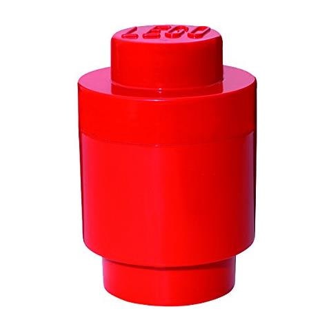 Contenitore Mattoncino 1 Rotondo Colore Rosso - Foto 1