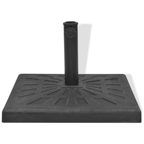 Base Per Parasole Quadrata In Resina Nera 12 Kg - Foto 8