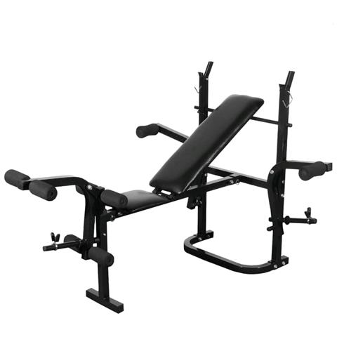 Panca Multifunzione Con Bilanciere E Set Di Manubri 30,5 Kg - Foto 8