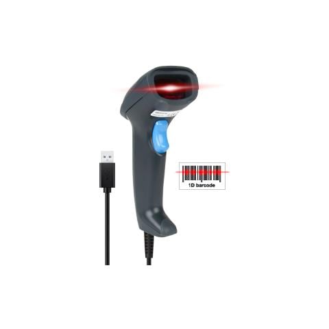 vers Hamlet Hbcs1d10u Lettore Di Codici A Barre 1d Laser Nero Handheld Bar Code Reader - Foto 1