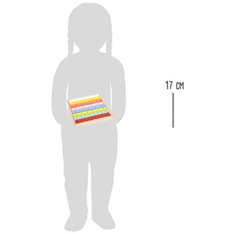 Piccolo Piede 11166 Calcolo Frazionario ""educare"" Del Legnocon Pietre Aritmetiche Di Vario Dimensioni Per La Chiarificazionea Partire Da 6 Anni. - Foto 2