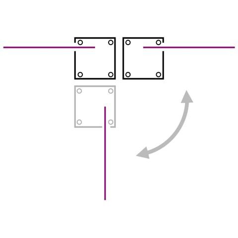 Tenda Laterale Retrattile Per Patio 170x1200 Cm Rossa - Foto 2