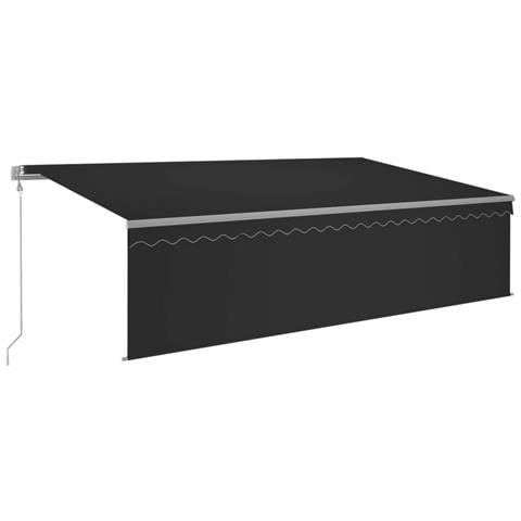 Tenda Automatica con Parasole Sensore Vento e LED 5x3 Antracite - Foto 1