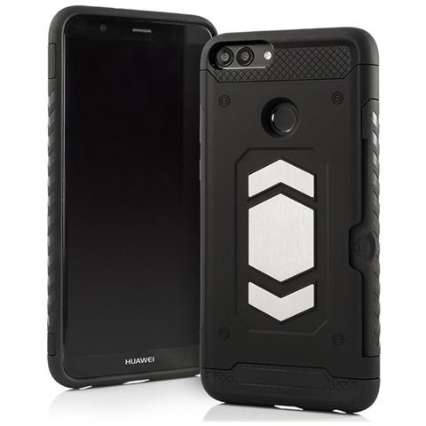 Maxy Custodia Defender Shell Alta Protezione Antiscivolo Magnetica Per Apple Iphone X - Xs Black - Foto 2