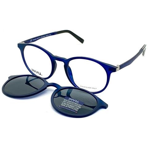 Invu. - Montatura Unisex Con Clip-on Da Sole A Calamita Polarizzato Mod.  M4111c - ePRICE