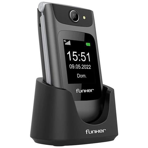 C250 Senior Phone Display 2.4" con Tasti Grandi + Tasto SOS Bluetooth Colore Grigio - Europa - Foto 1