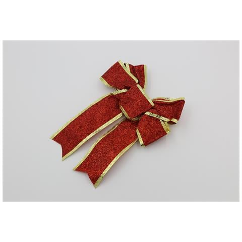 Fiocchi Natalizi Decorazione Natalizia Rossa, Confezione Da 5 - Foto 10