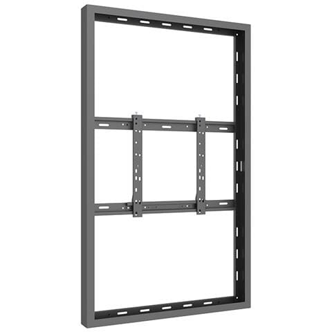 Custodia Serie M Pro da 55" a Parete Media Gabbia in Acciaio Colore Nero - Foto 1