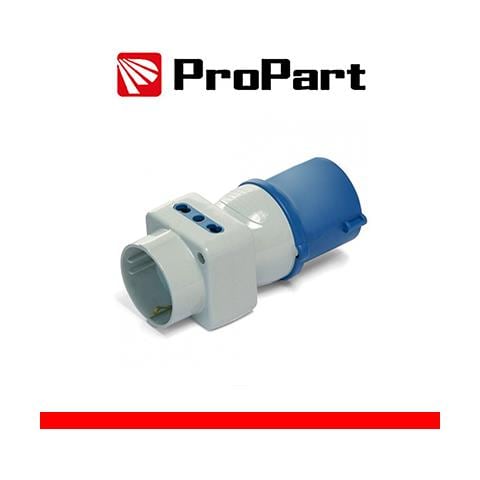 Adattatore Triplo Spina Ind.16a 2p+t 220-250v-schuk/bip Ip44 - Foto 1