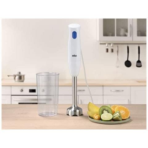 Frullatore ad immersione MultiQuick 1 MQ10.001M 0X22111470 Capacità 0.6 Litri Potenza 450 Watt Colore Blu, Bianco - Foto 5