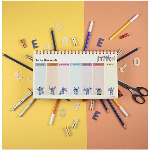 Agenda Settimanale Disney Stitch Carta (35 X 16,7 X 1 Cm) - Foto 2
