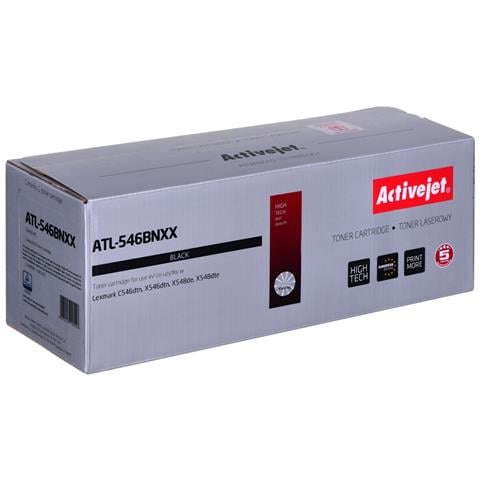 TONER COMPATIBILE - Activejet Atl-546bnxx Nero Lexmark - Foto 1