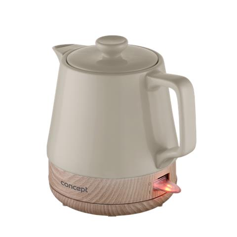 Rk0061 Bollitore Elettrico 1 L 1200 W Marrone, Legno - Foto 3