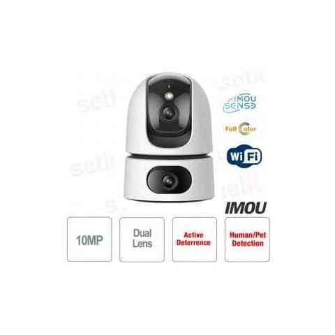 Telecamera Ranger Dual 10Mp PT Cube IP /Wi-Fi 10MP 2.8mm IR mic /Speaker - Foto 2