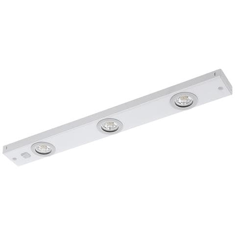 Applique Moderna Kob Led Acciaio Bianco 3 Luci Led 2,3w - Foto 1