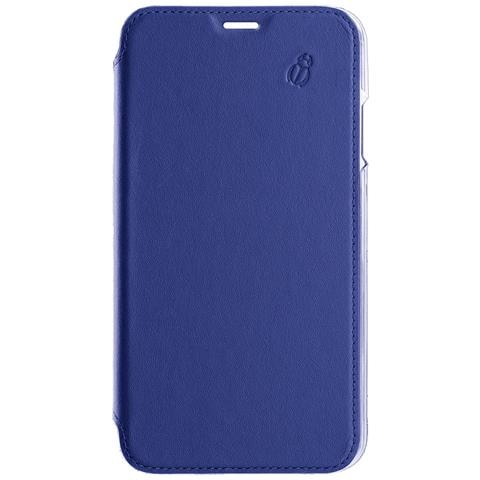 Custodia Per Iphone 12/iphone 12 Pro Premium Pelle Retro Trasparente, Blu - Foto 1