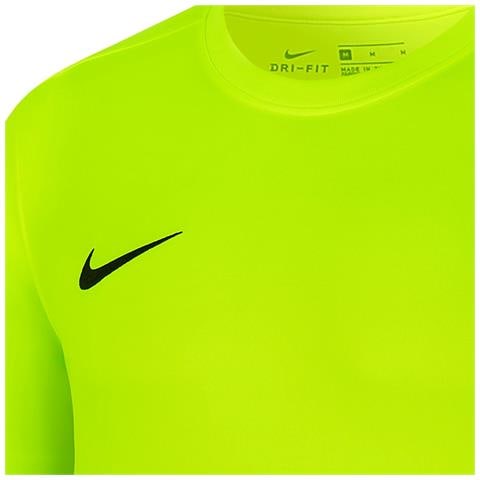 T-Shirt Dry Park Vii Jr Bv6741-702 Bambino Taglia S Colore Verde Fluorescente - Foto 3