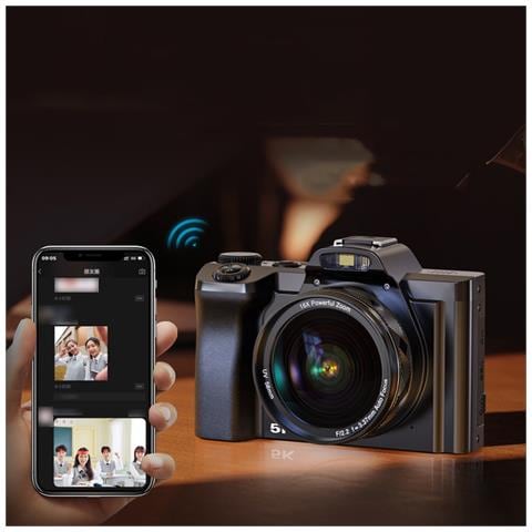 Fotocamera Digitale 4k, 48mp, Cmos, Zoom 16x, Autoscatto - Foto 2