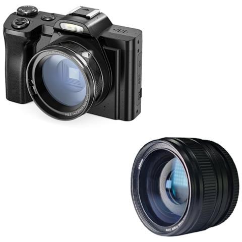 Fotocamera Digitale 4k, 48mp, Cmos, Zoom 16x, Autoscatto - Foto 1