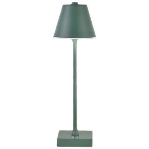 Lampada 10 Watt Luce Bianca Calda Naturale Lume Da Tavolo Ricaricabile Usb Verde - Foto 2