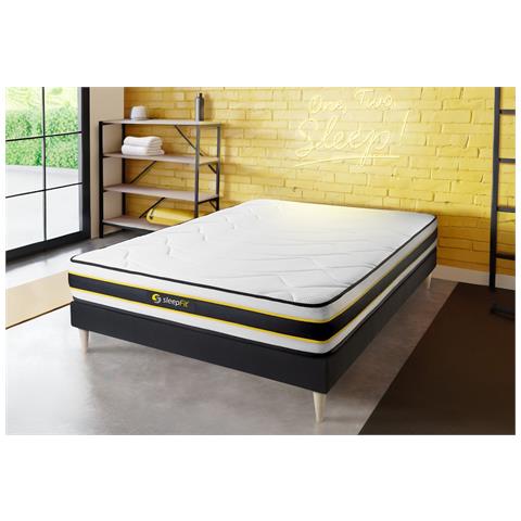 Kit Rete E Materasso Matrimoniale Flexy 140x200cm - Spessore : 22cm - Molle Insacchettate E Memory Foam - Rigido - Foto 1