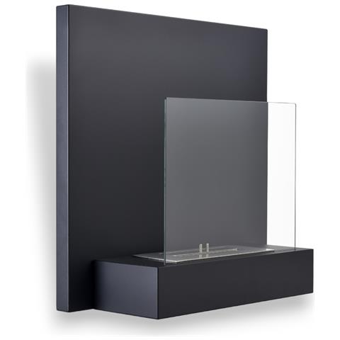 Camino Inserto A Bioetanolo 1,70 Kw Riscaldamento A Liquido Con Kit Per Fissaggio A Parete Creta - Foto 1