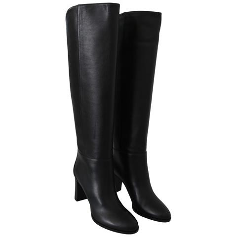 Scarpe Stivaletti Madalie 80 In Pelle Nera - Eu37/us6.5 - Foto 2