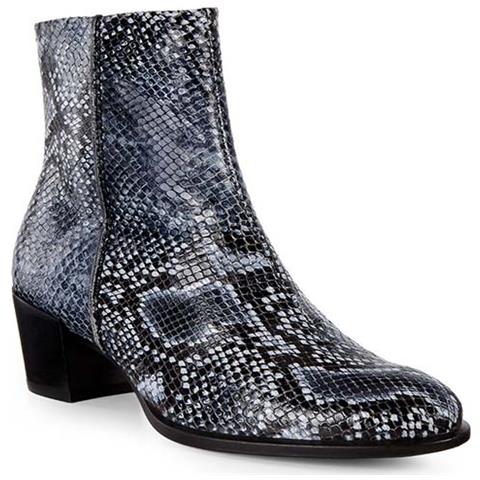 Stivali Shape 35 Da Donna In Pelle Di Serpente Blu Navy 36 - Foto 2