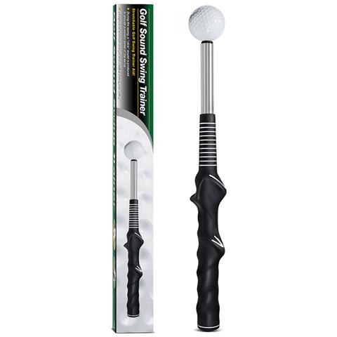 Aiuto Per L'allenamento Dello Swing Del Golf, Ausilio Telescopico Portatile Per L'allenamento Del Golf Black - Foto 1