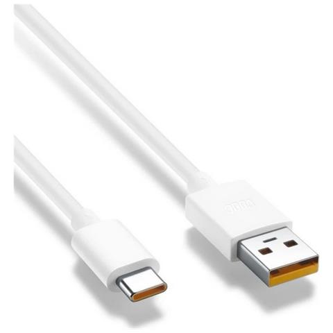 Cavo Dati E Ricarica Type C Originale Supervooc Ricarica Rapida 100cm D136 White Bulk Per Smartphone - Foto 2
