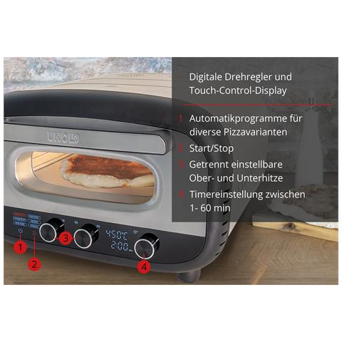 68806 macchina e forno per pizza 1 pizza (e) 1700 W Acciaio inox - Foto 3