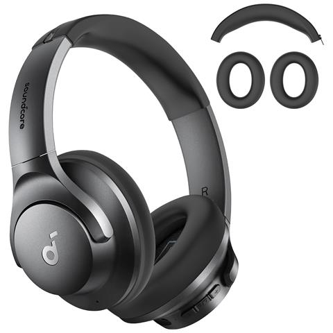 Cuscinetti Auricolari Di Ricambio Per Cuffie Anker Soundcore Q20i Black - Foto 1