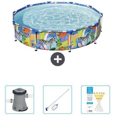 Piscina Fuori Terra - In Giro - 305x66 Cm - Multi - Include Accessori Coordinati Cb46 - Foto 1