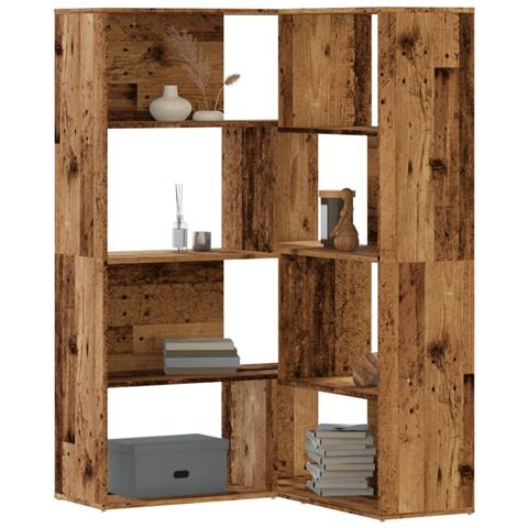 Lusso Casadino - Libreria A 4 Ripiani Legno Vecchio 85x85x140 Cm In Truciolare - Foto 8