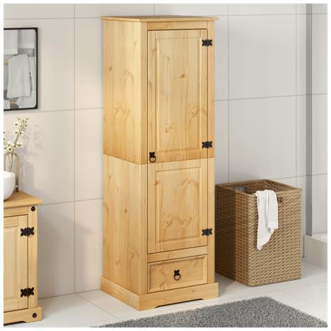 Lusso Casadino -  Armadio Corona 55x50x170 Cm In Legno Massello Di Pino - Foto 2