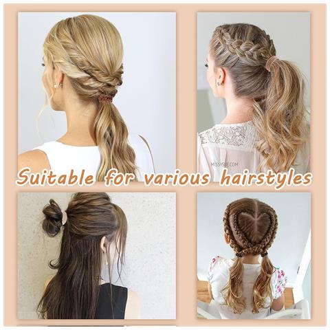 Set Di Elastici Per Capelli Intrecciati Boho (3-20 Pezzi) - Foto 5