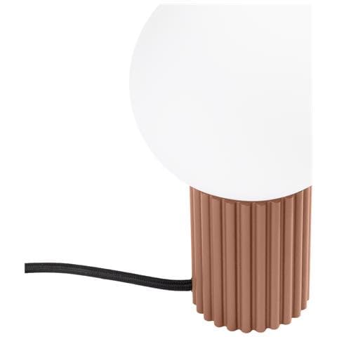 Lampada Da Tavolo Halo Moka Sl. 1736 - Moderno Lampada Da Scrivania Moka 19x12x12 Cm - Foto 1